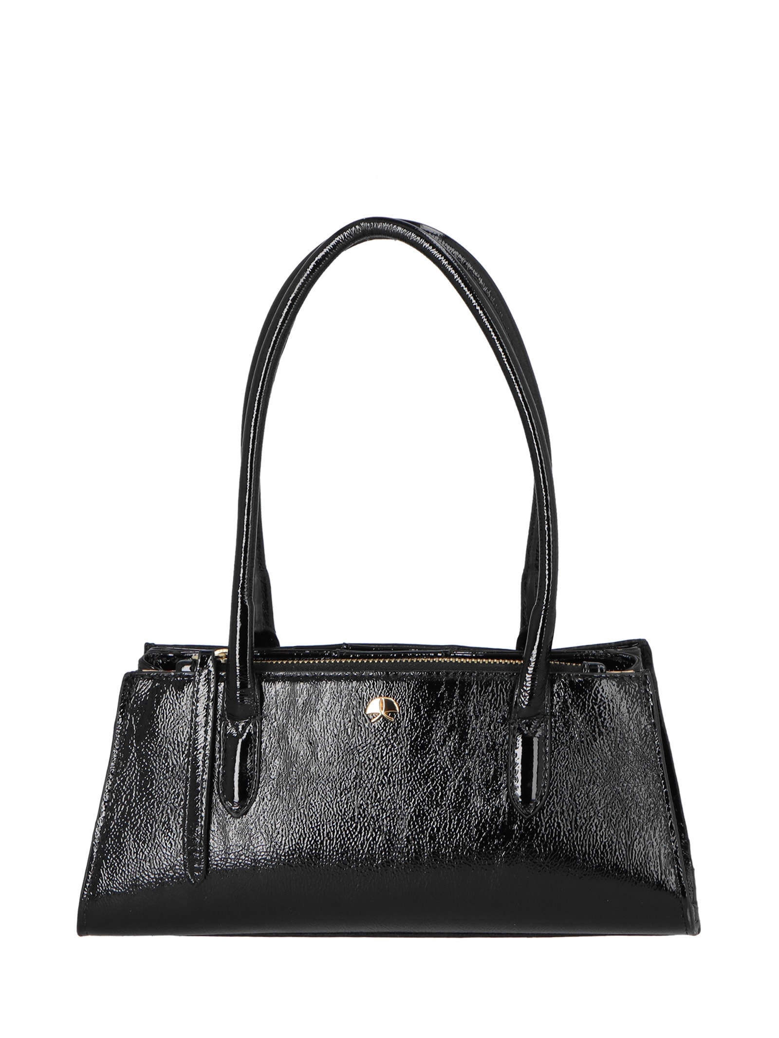 Bolsa Feminina Pequena Verniz Show Preto Luiza Barcelos