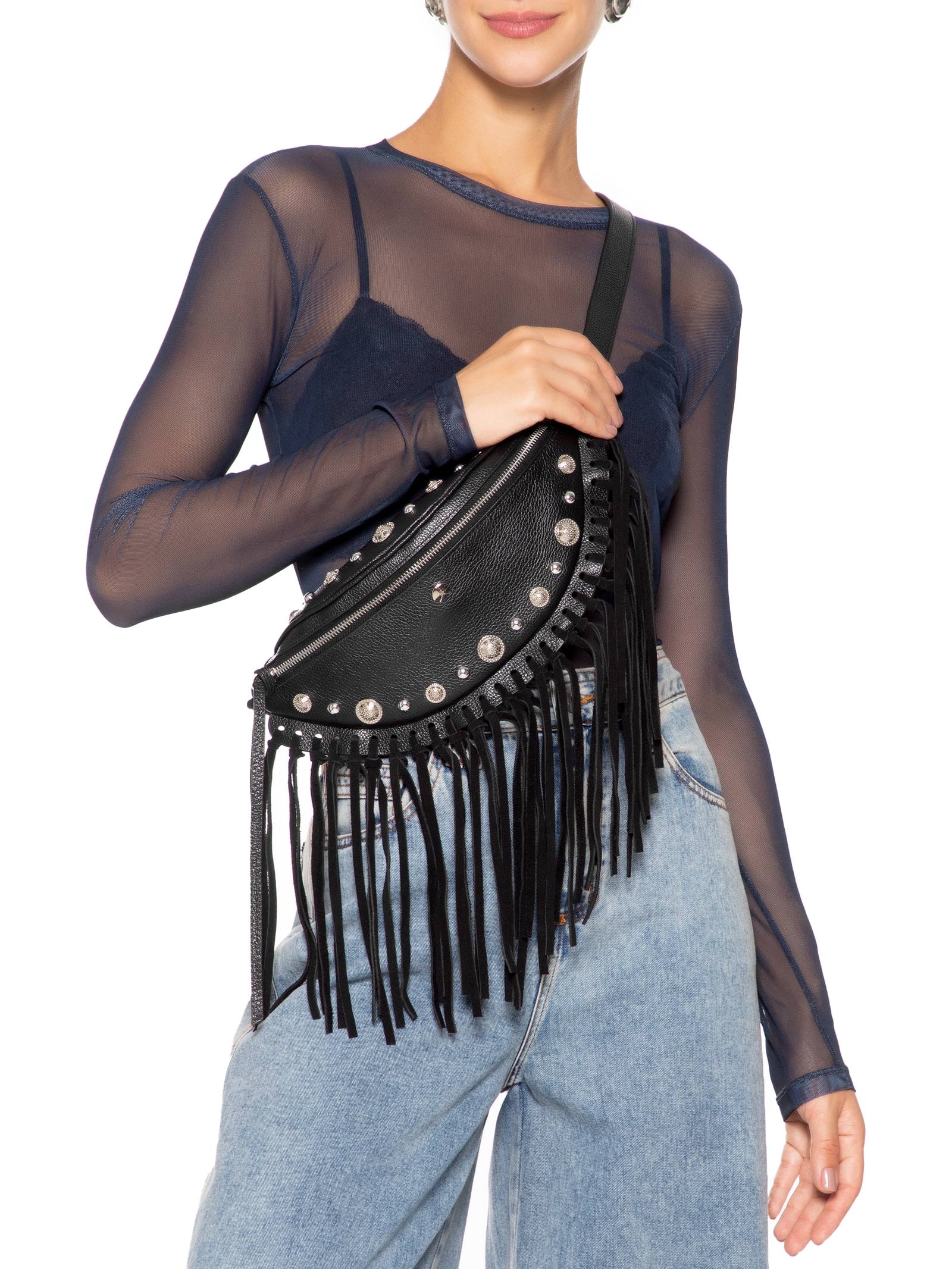 Bolsa Feminina Pequena Viena Preto Luiza Barcelos