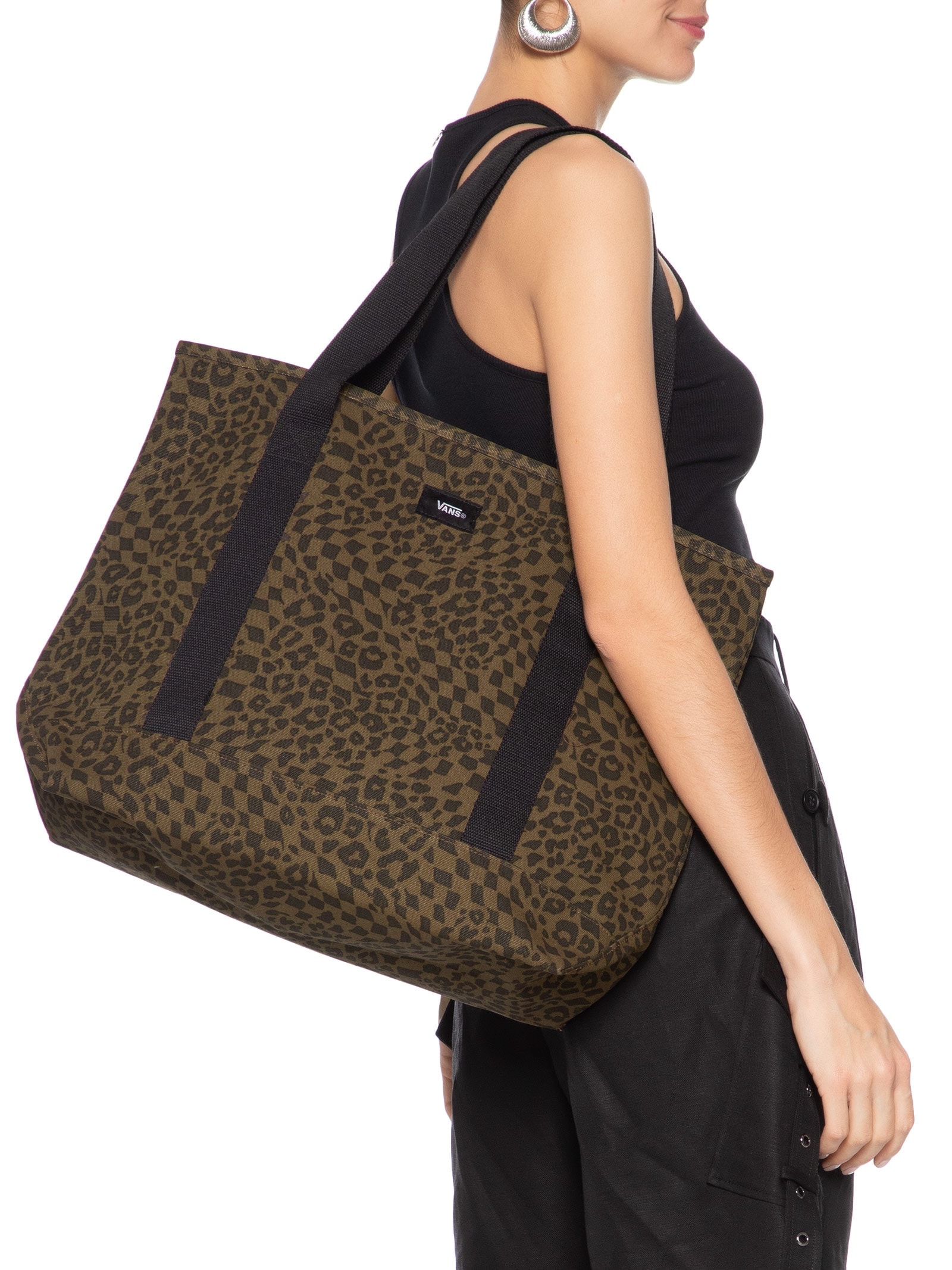 Bolsa Feminina Pergs Tote Animal Print Vans