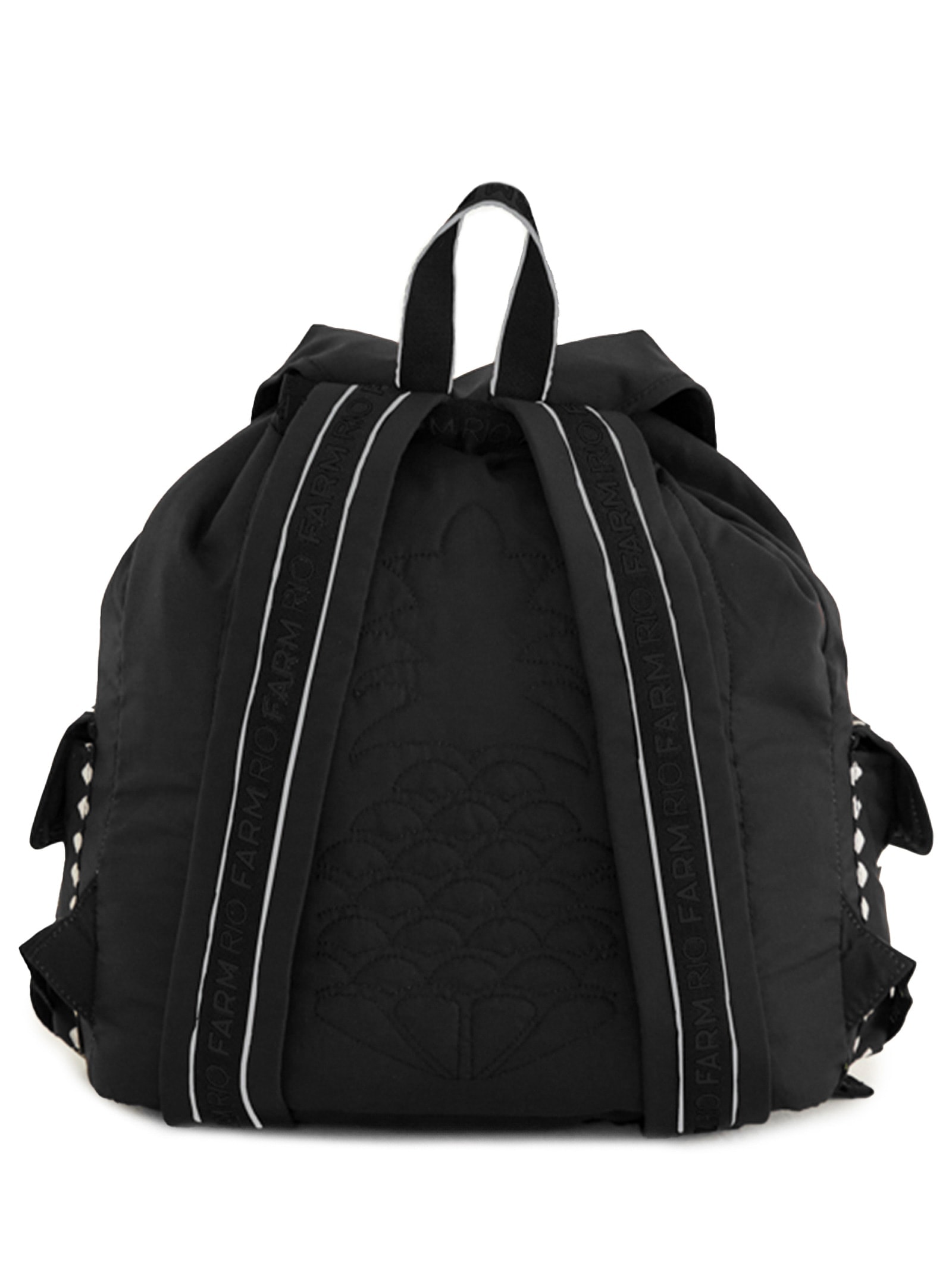 Bolsa Feminina Pipoca Lenço Dia E Noite Preto Farm Etc