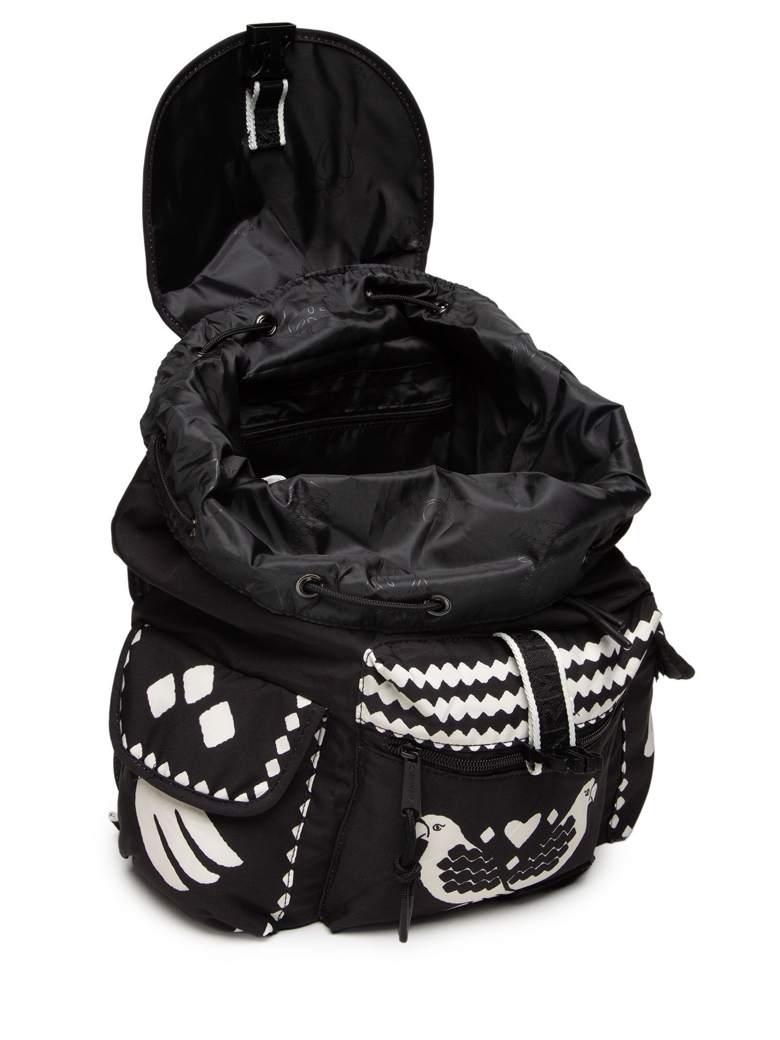 Bolsa Feminina Pipoca Lenço Dia E Noite Preto Farm Etc