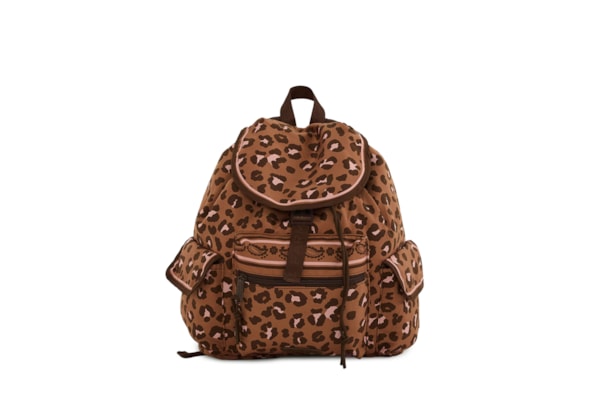 Bolsa Feminina Pipoca Onça Bandana Caramelo - Animal Print