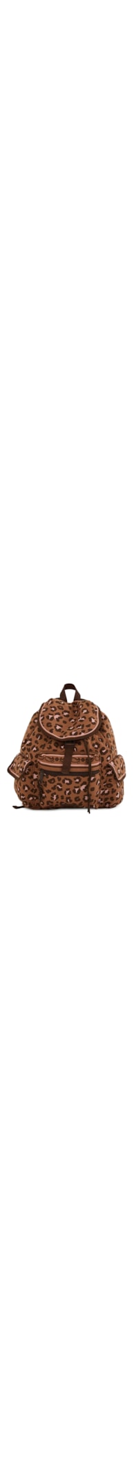 Bolsa Feminina Pipoca Onça Bandana Caramelo - Animal Print