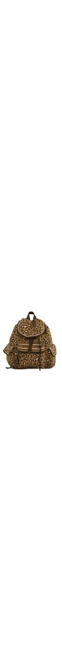 Bolsa Feminina Pipoca Onça Bandana Caramelo - Animal Print