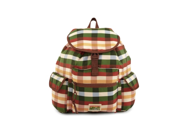 Bolsa Feminina Pipoca Xadrez Multi - Marrom