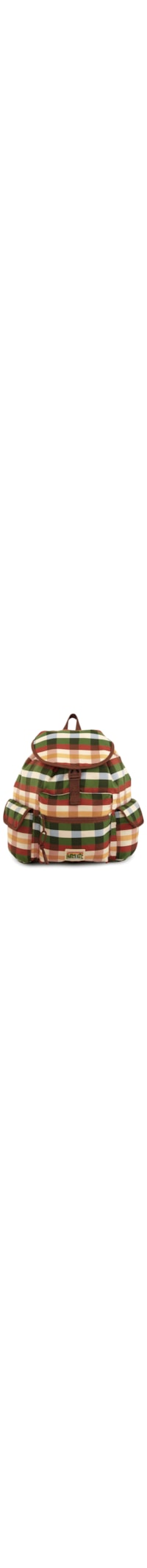 Bolsa Feminina Pipoca Xadrez Multi - Marrom
