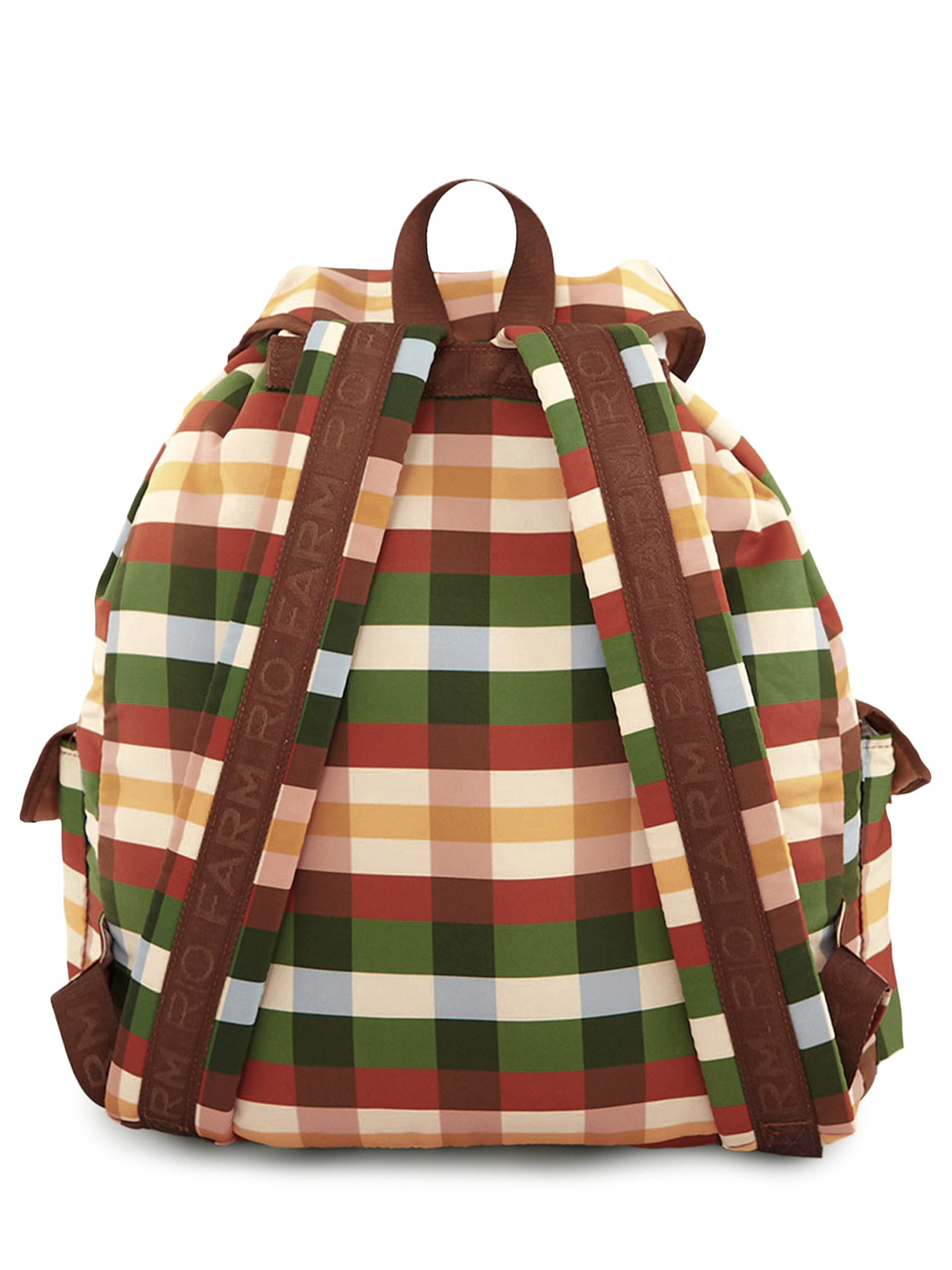 Bolsa Feminina Pipoca Xadrez Multi Marrom Farm Etc