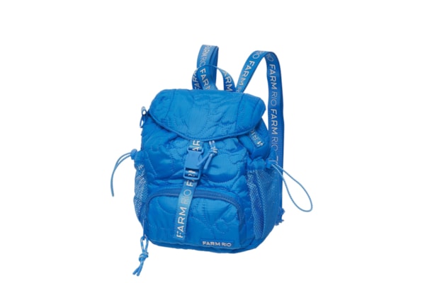 Bolsa Feminina Pipoquinha Banana Flora - Azul