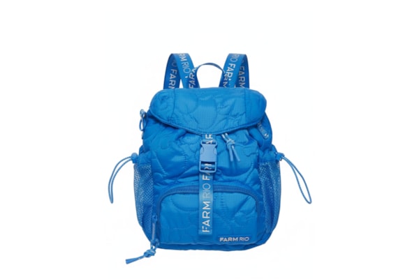 Bolsa Feminina Pipoquinha Banana Flora - Azul