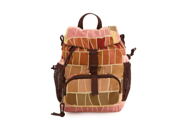 Bolsa Feminina Pipoquinha Listra Mosaico - Marrom