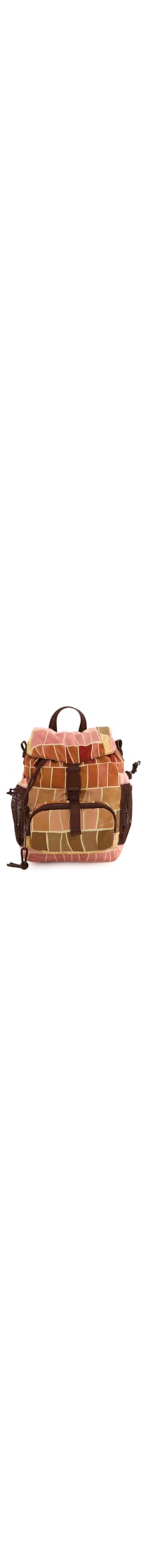 Bolsa Feminina Pipoquinha Listra Mosaico - Marrom