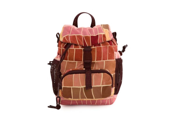 Bolsa Feminina Pipoquinha Listra Mosaico - Marrom