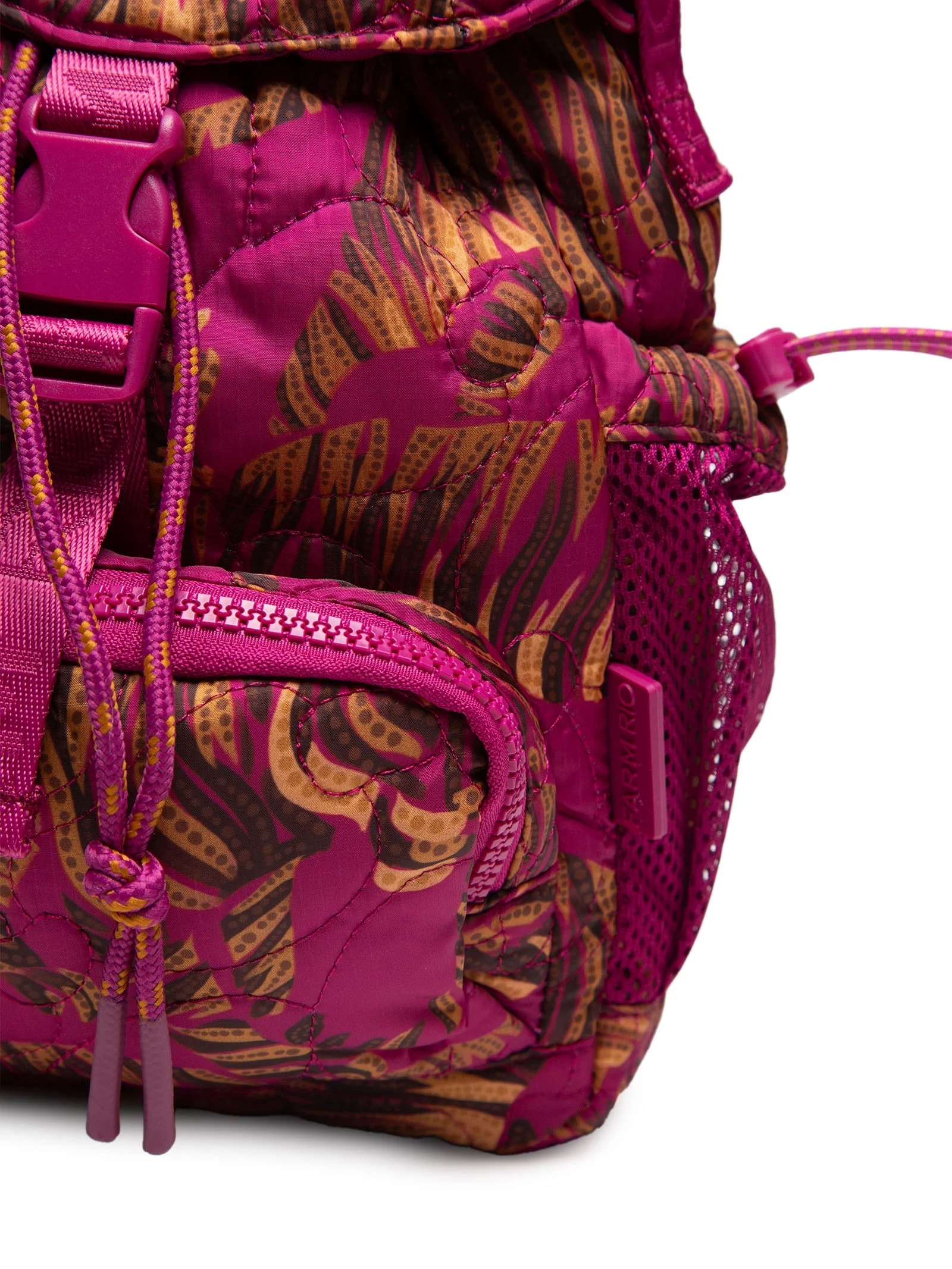 Bolsa Feminina Pipoquinha Puffer Céu De Tigre Rosa Farm Etc