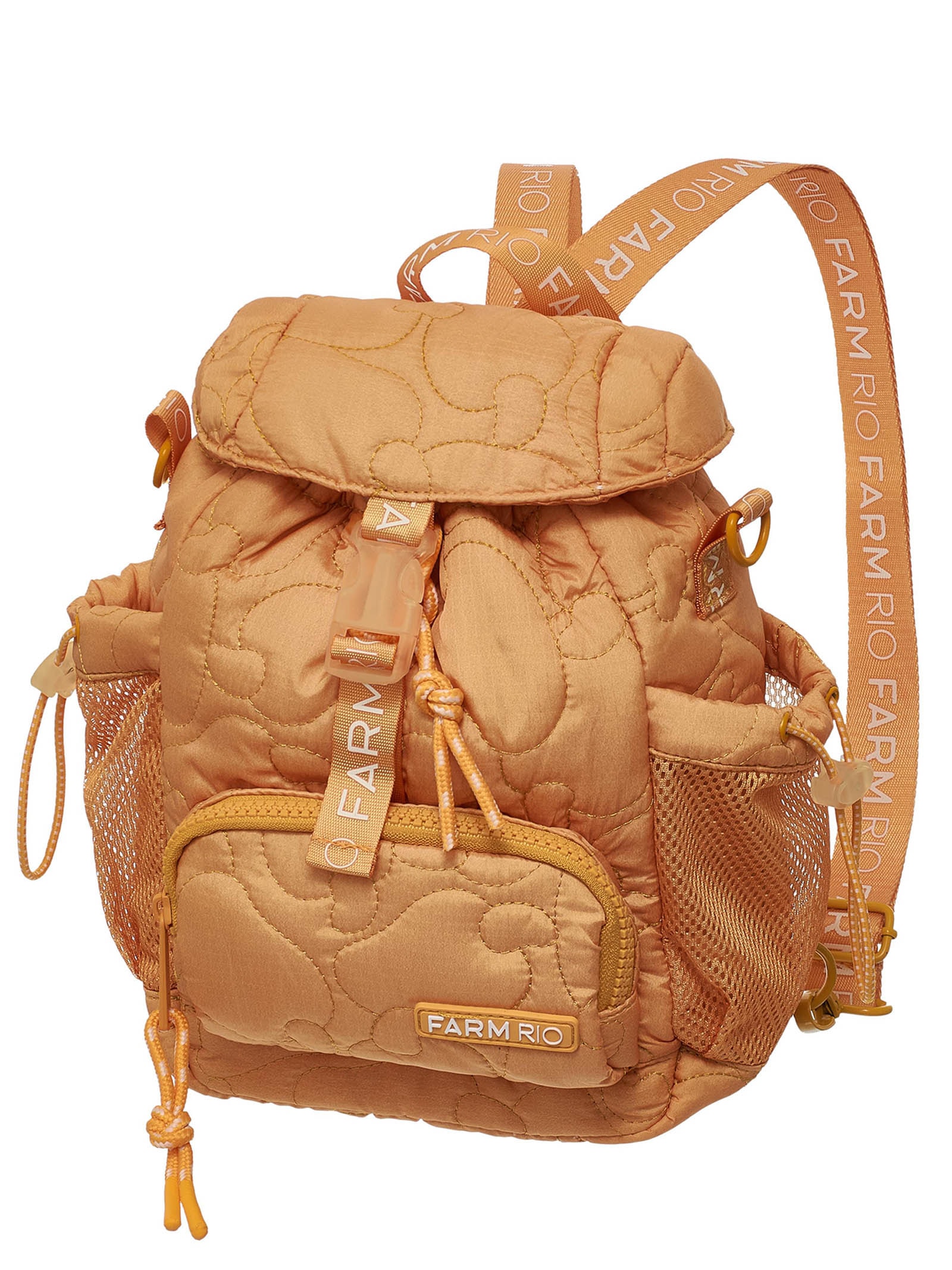 Bolsa Feminina Pipoquinha Puffer Laranja Farm Etc