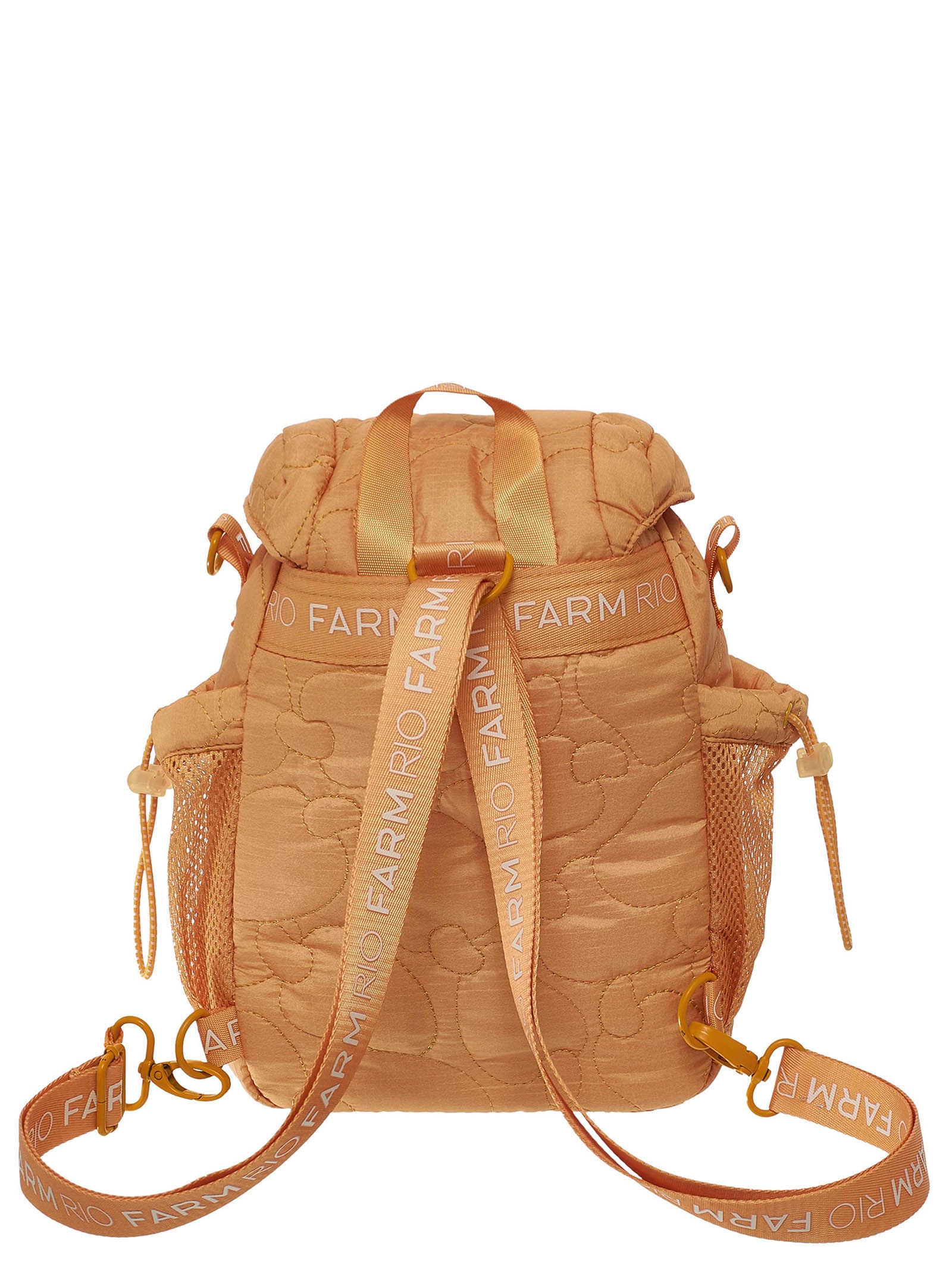 Bolsa Feminina Pipoquinha Puffer Laranja Farm Etc