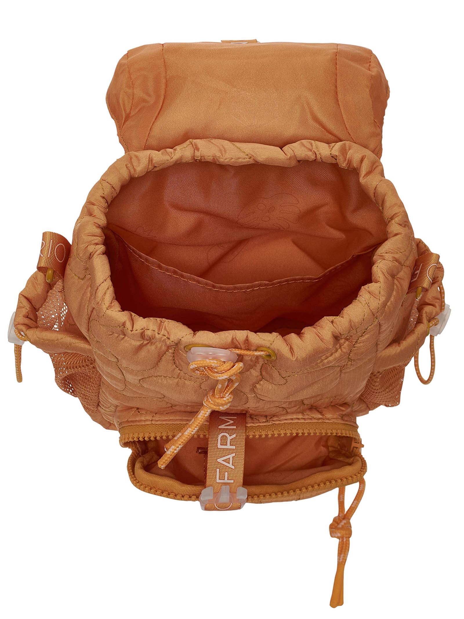 Bolsa Feminina Pipoquinha Puffer Laranja Farm Etc