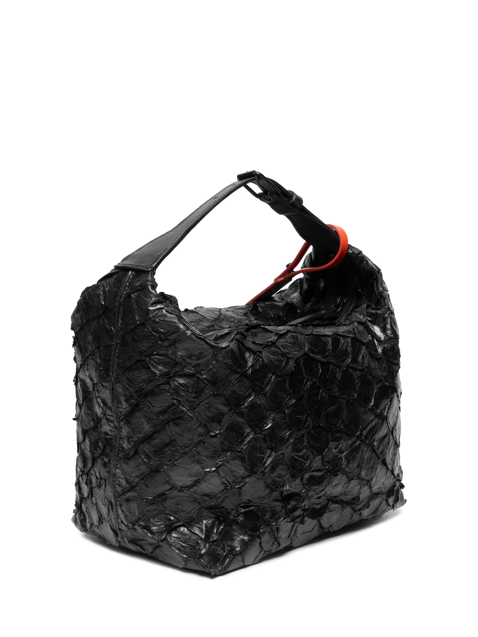 Bolsa Feminina Pirarucu Bekare XL Preto Osklen