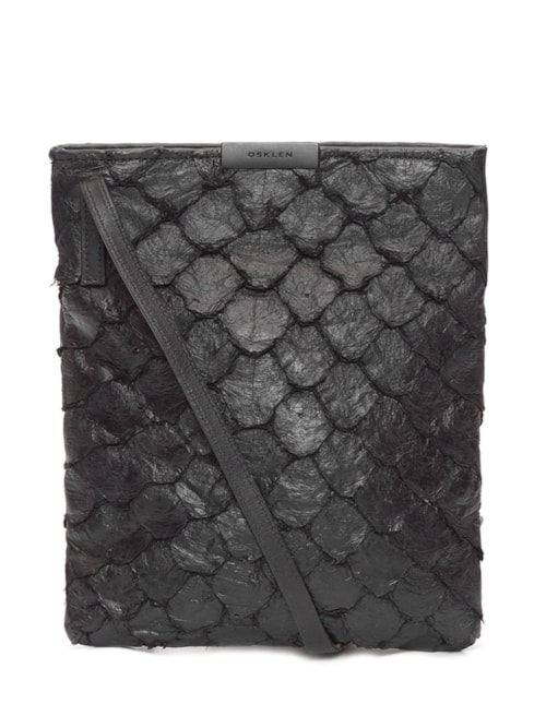 Bolsa Feminina Pirarucu Mini Flat – Preto