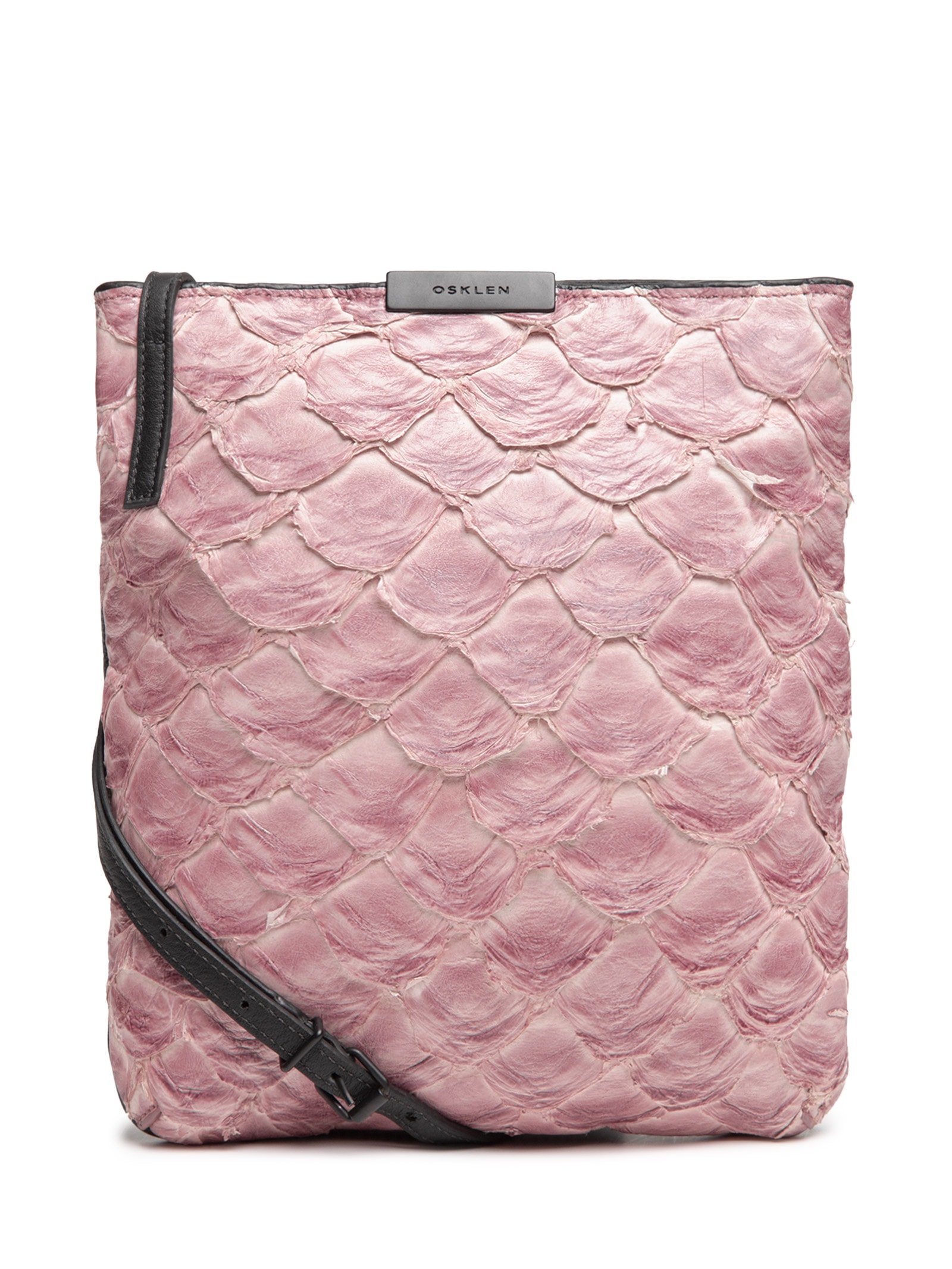 Bolsa Feminina Pirarucu Mini Flat Rosa Osklen