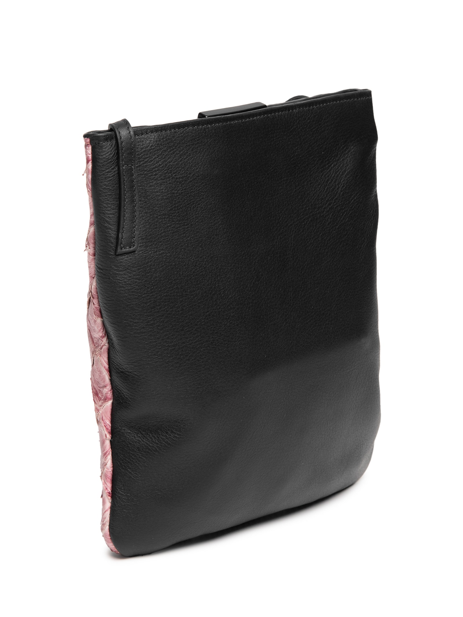 Bolsa Feminina Pirarucu Mini Flat Rosa Osklen