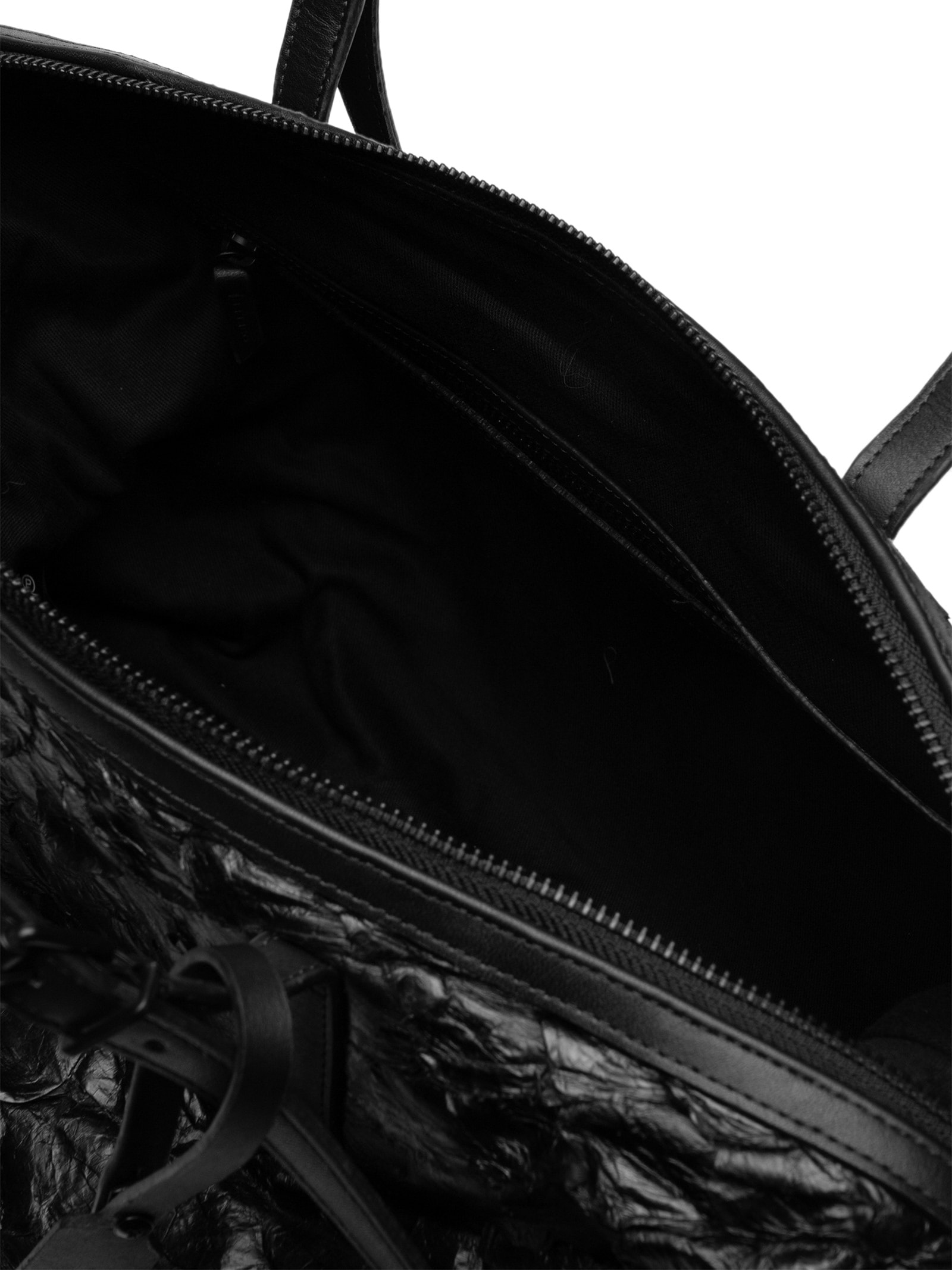 Bolsa Feminina Pirarucu Shoulder Bag Preto Osklen