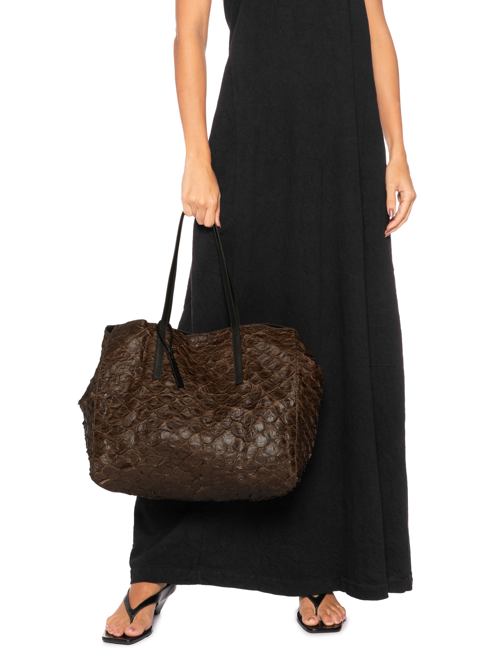 Bolsa Feminina Pirarucu Yvi Marrom Osklen