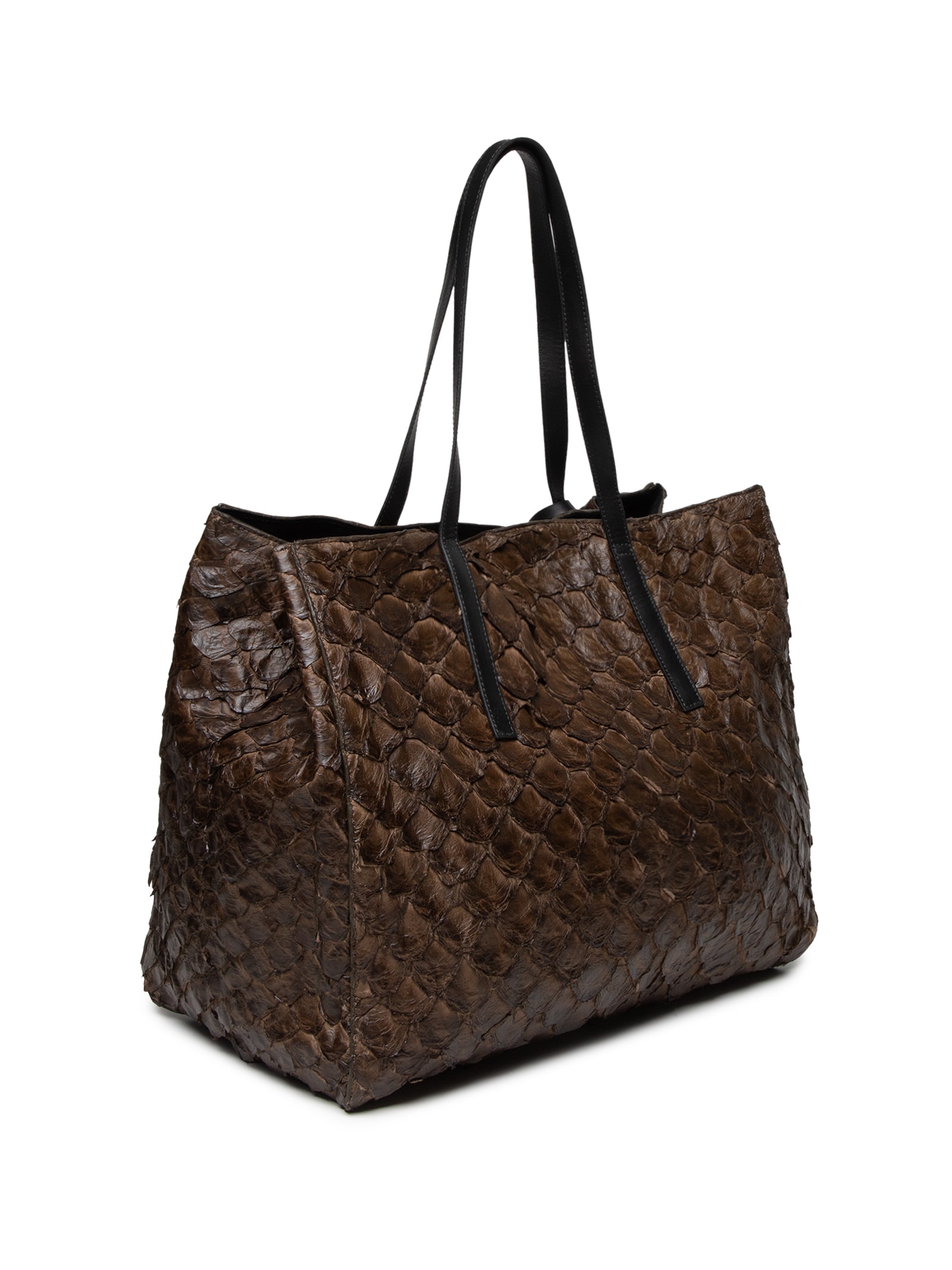 Bolsa Feminina Pirarucu Yvi Marrom Osklen