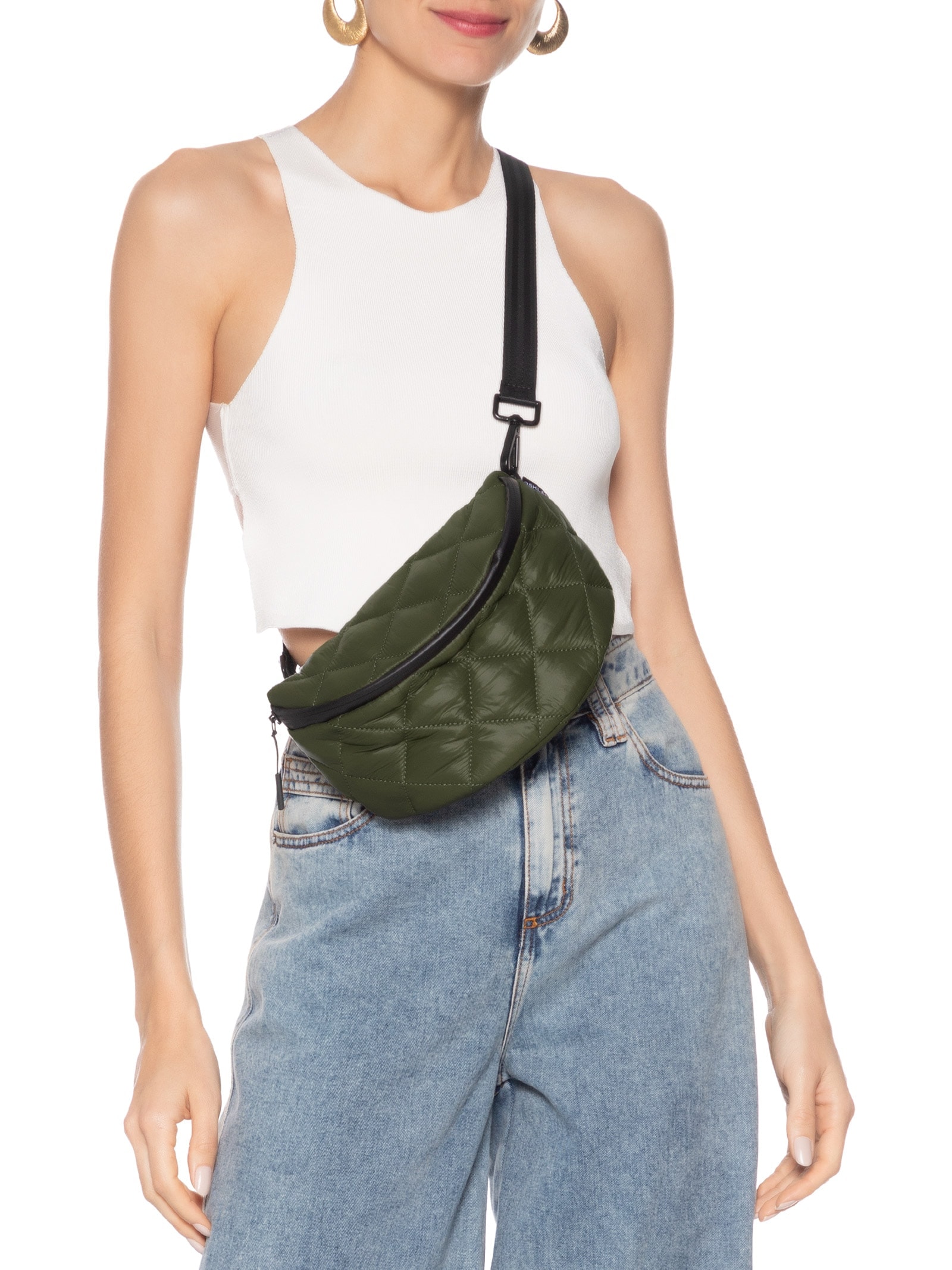 Bolsa Feminina Pochete Matelassê New Verde Osklen