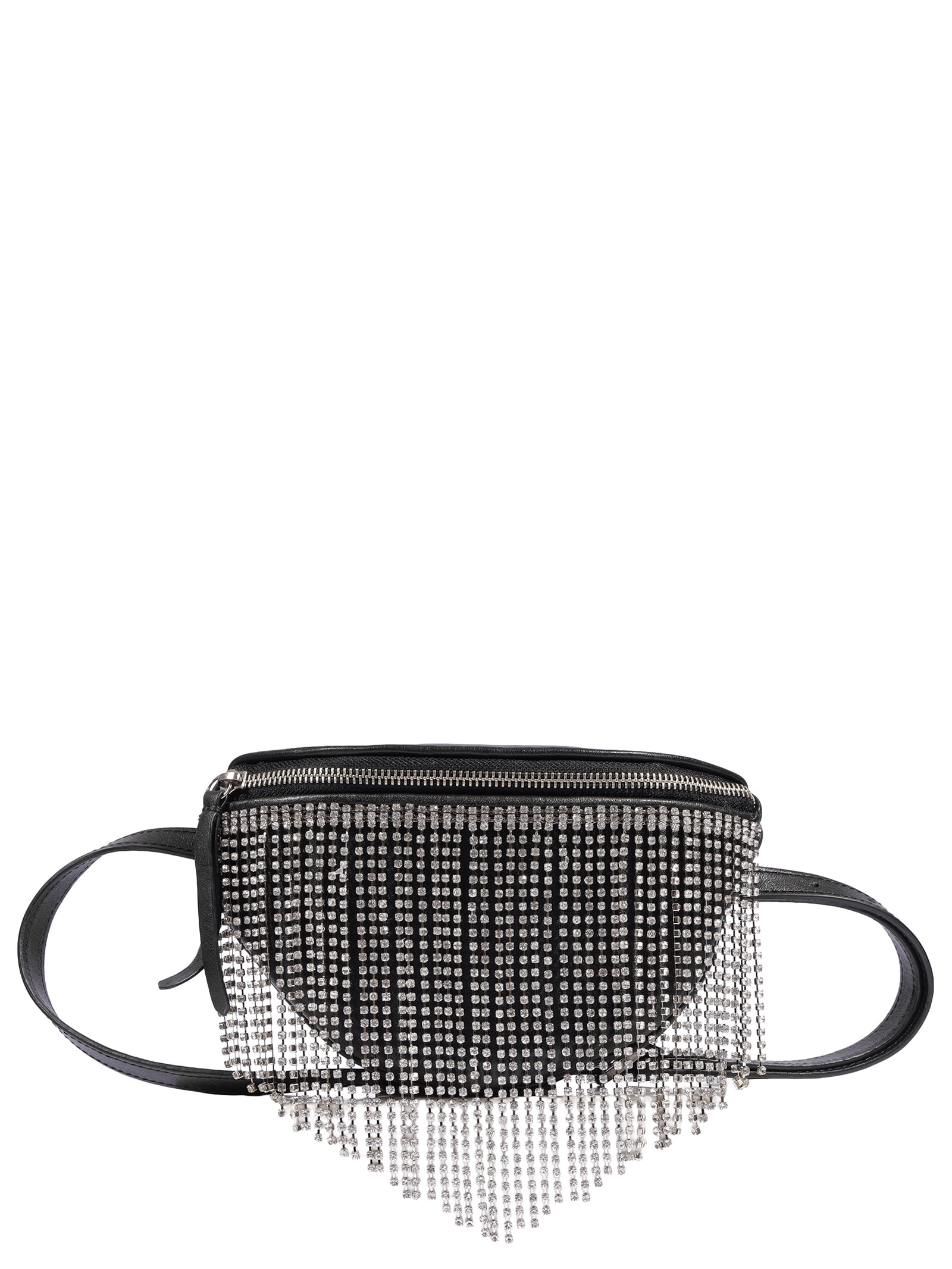 Bolsa Feminina Pochete Strass Preto Schutz