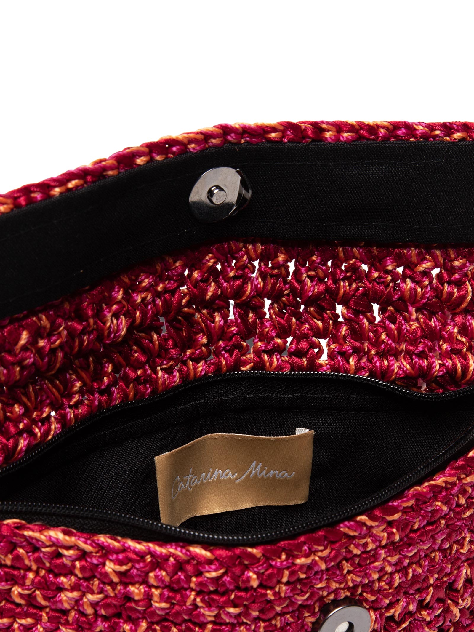 Bolsa Feminina Pouch Cafuné Rosa Catarina Mina