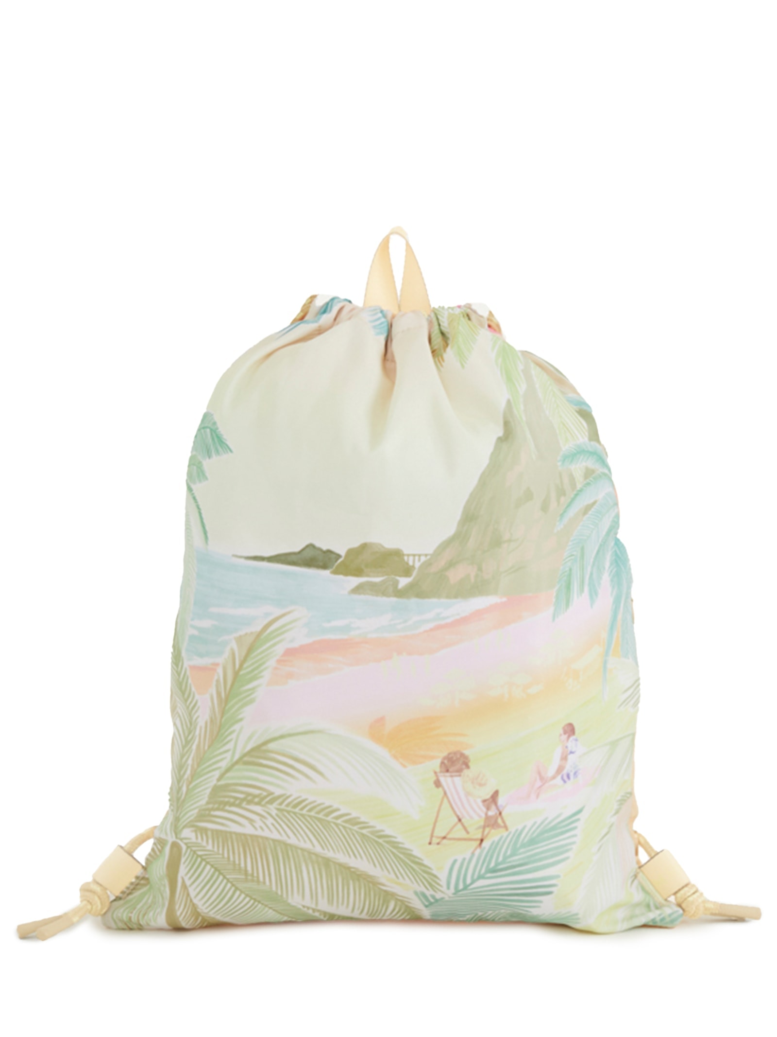 Bolsa Feminina Praiana Fim De Tarde Multicolorido Amarelo Farm Etc