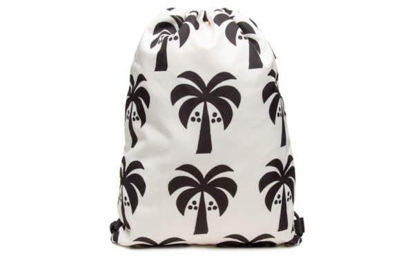 Bolsa Feminina Praiana Floral X Dança De Listras - Branco