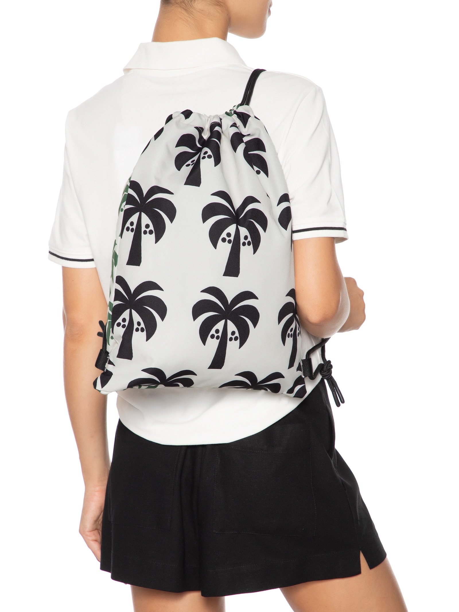 Bolsa Feminina Praiana Floral X Dança De Listras Branco Farm Etc