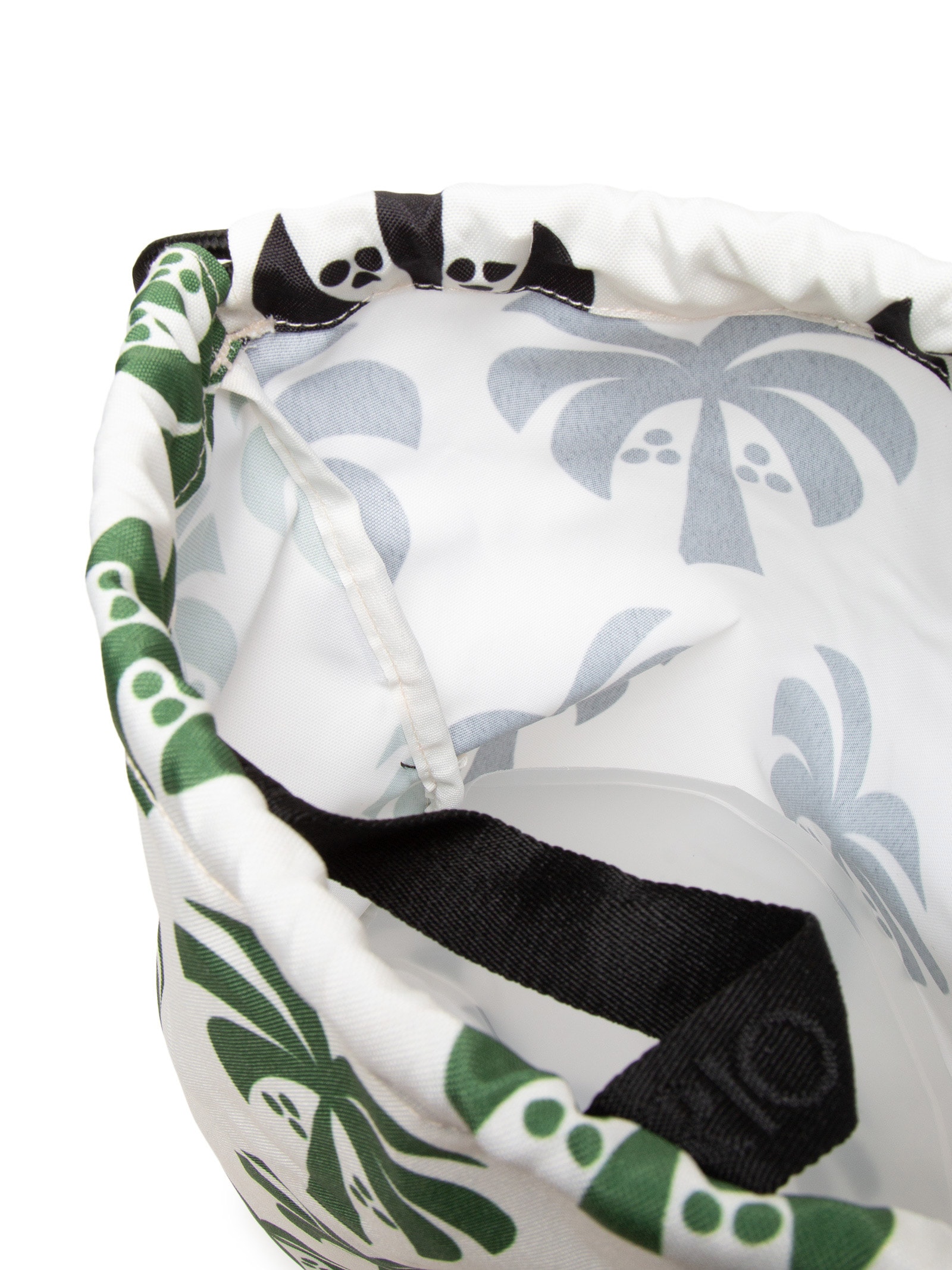Bolsa Feminina Praiana Floral X Dança De Listras Branco Farm Etc