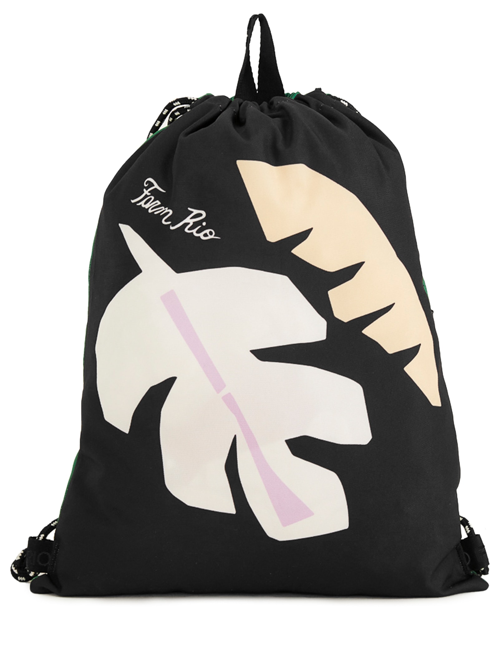 Bolsa Feminina Praiana Lenço Brasil Multicolorido Preto Farm Etc
