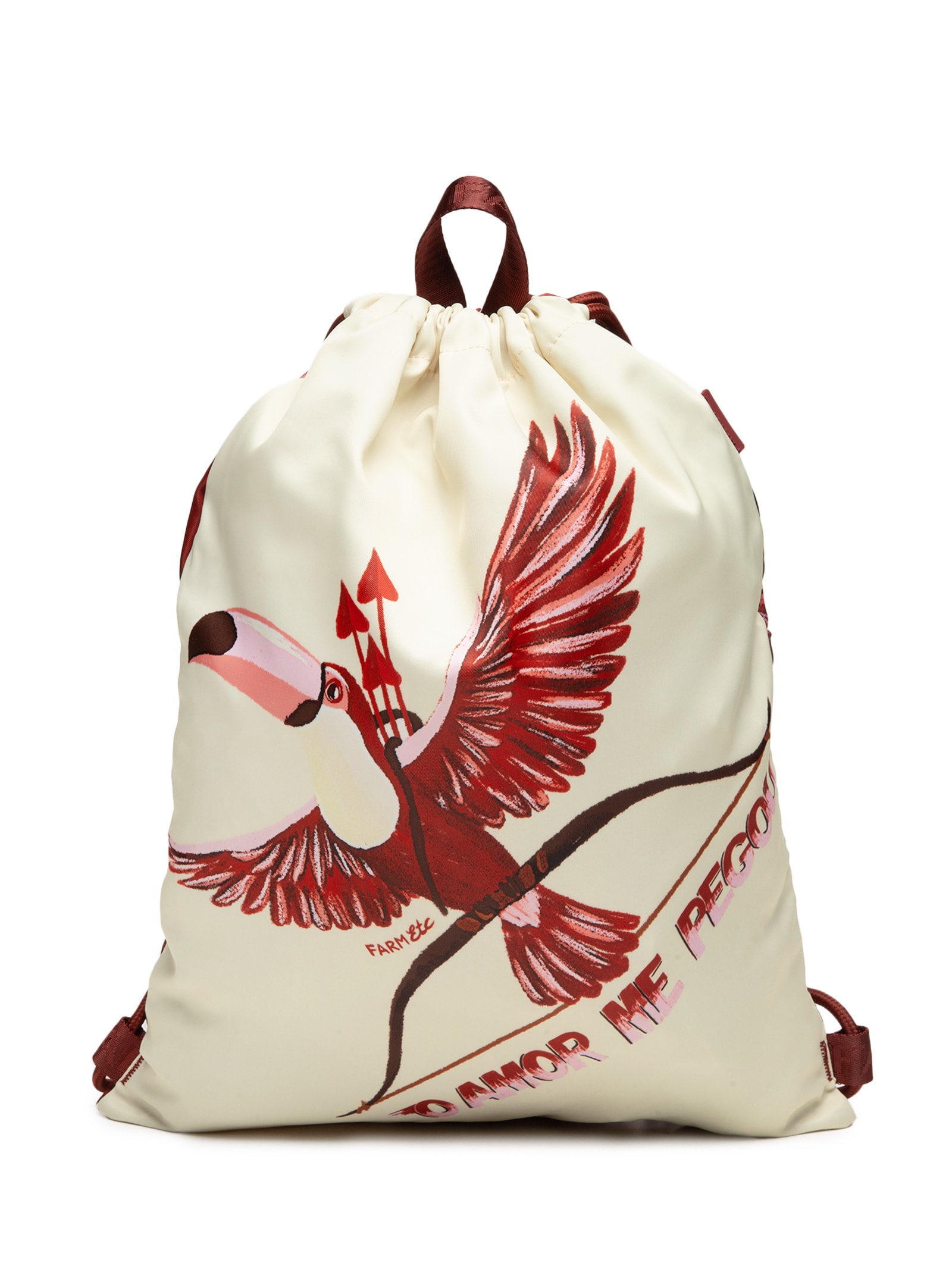 Bolsa Feminina Praiana O Amor Me Pegou Vermelho Farm Etc