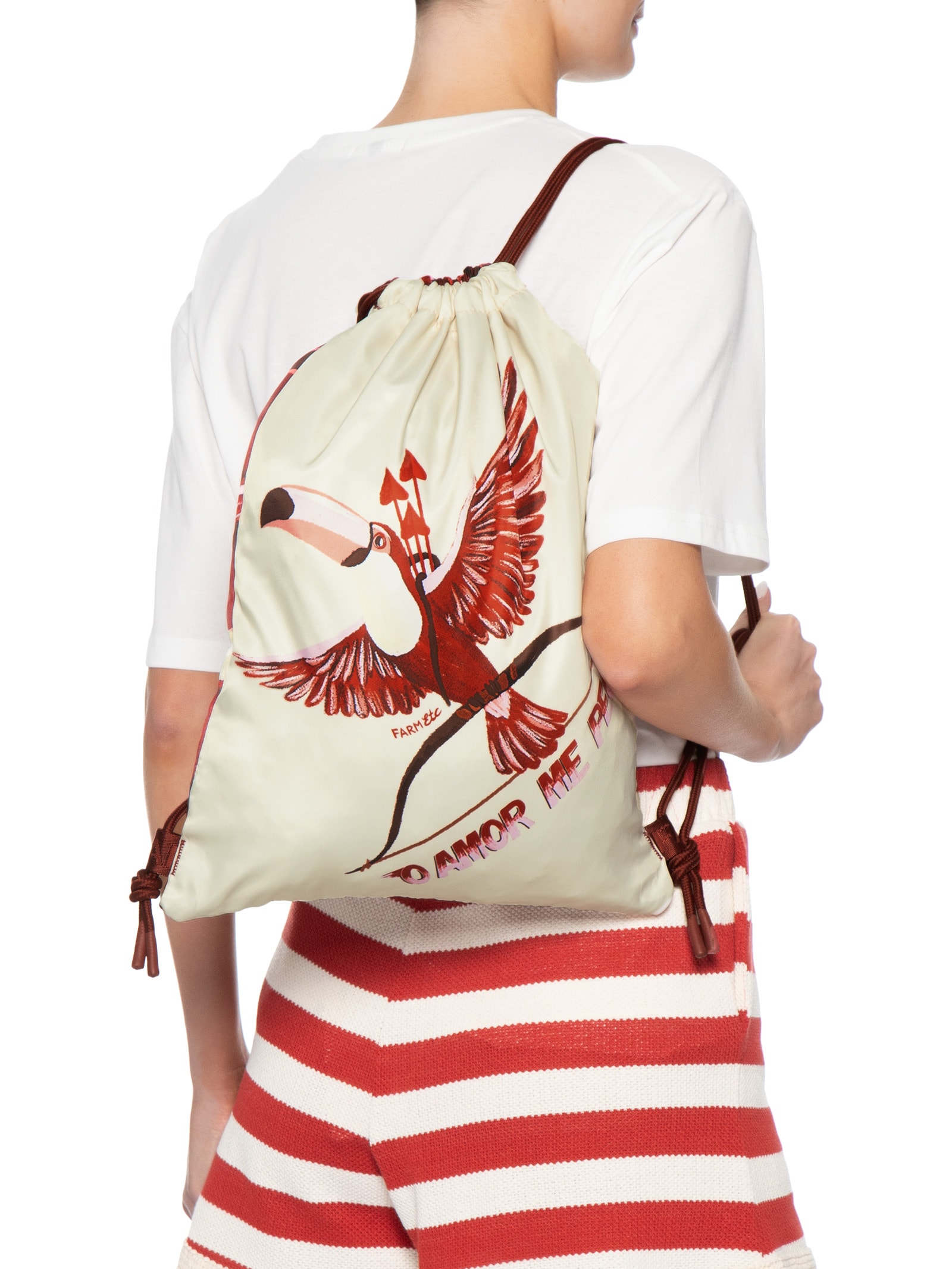Bolsa Feminina Praiana O Amor Me Pegou Vermelho Farm Etc