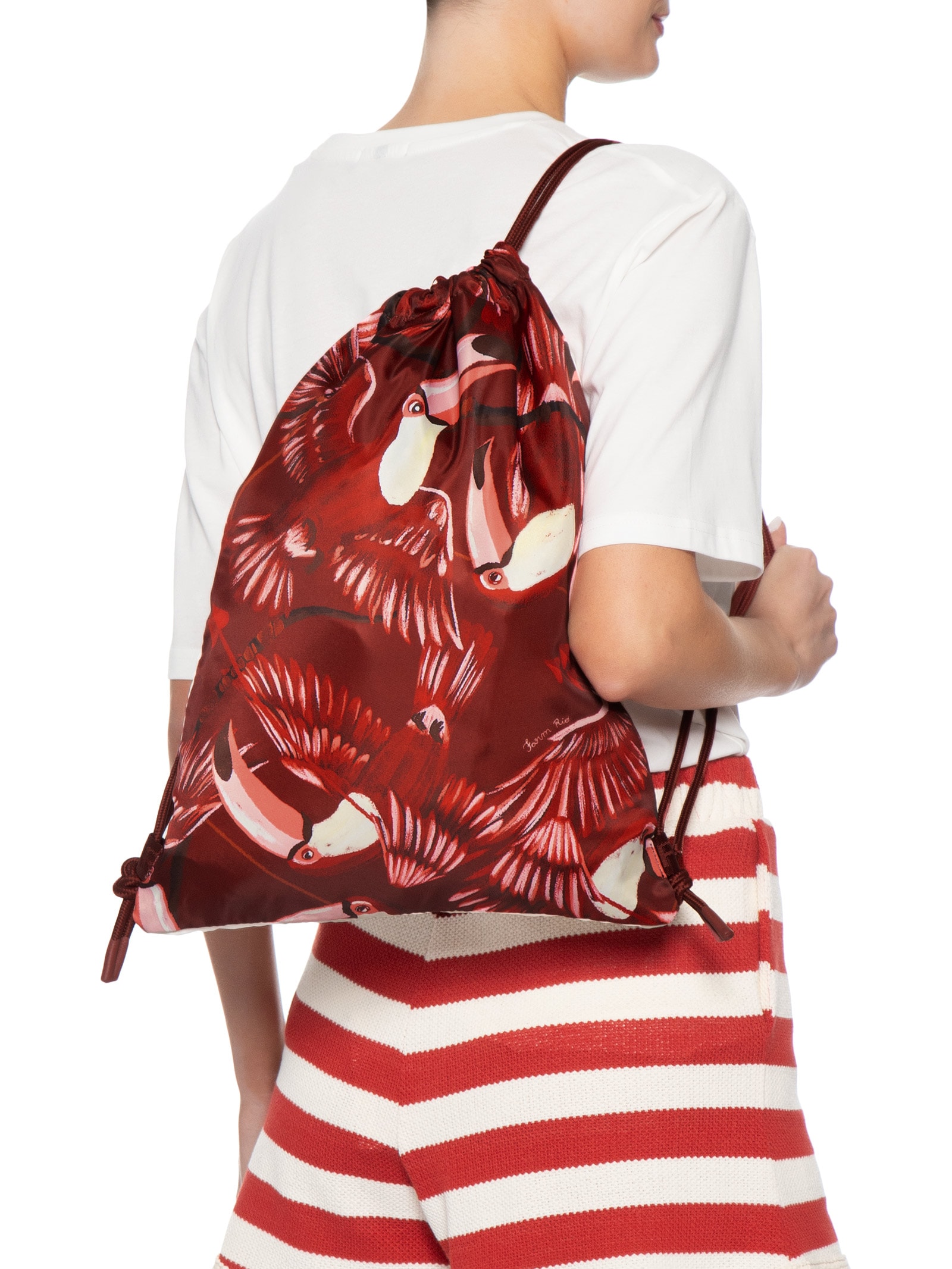 Bolsa Feminina Praiana O Amor Me Pegou Vermelho Farm Etc