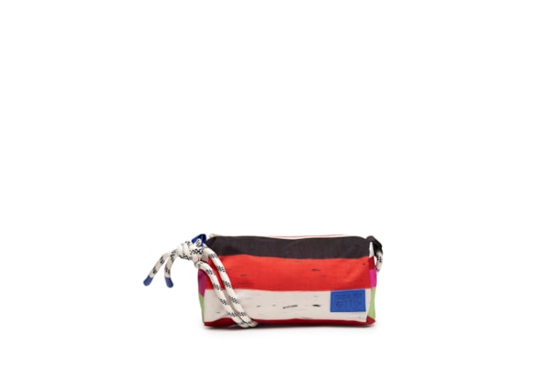 Bolsa Feminina Quadrada Listra Jardim Multi - Preto