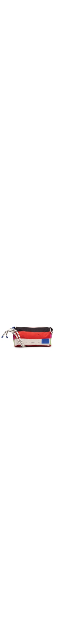 Bolsa Feminina Quadrada Listra Jardim Multi - Preto