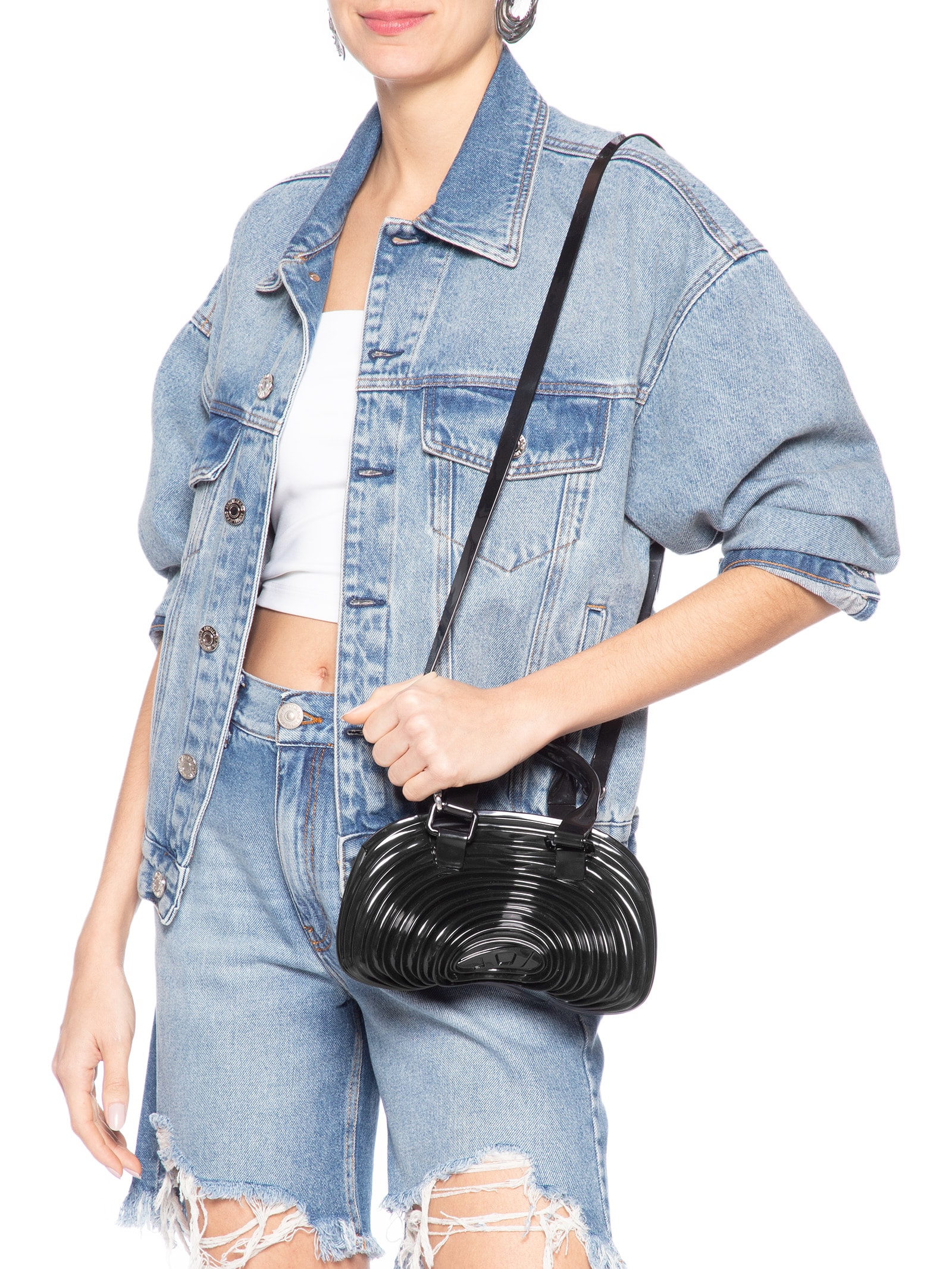 Bolsa Feminina Quantum Dome Preto Melissa + Diesel