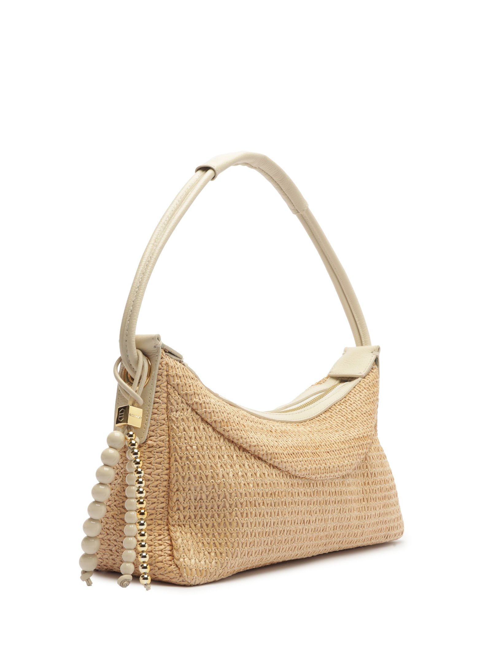 Bolsa Feminina Ráfia Bege Arezzo + Isla