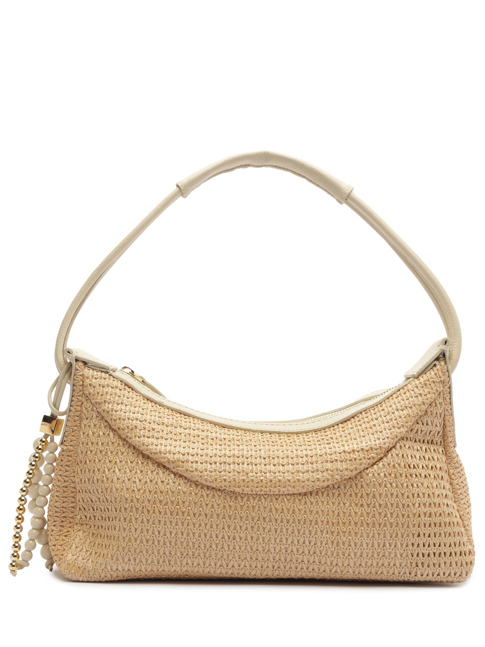 Bolsa Feminina Ráfia Bege Arezzo + Isla