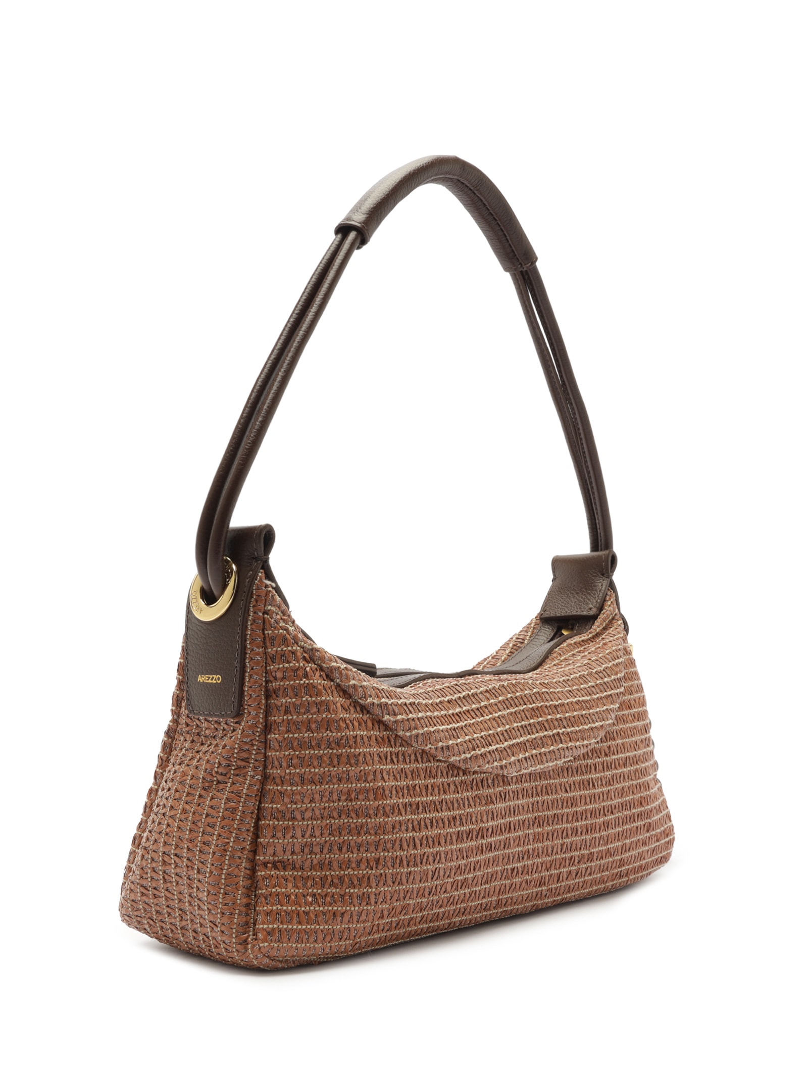 Bolsa Feminina Ráfia Marrom Arezzo + Isla