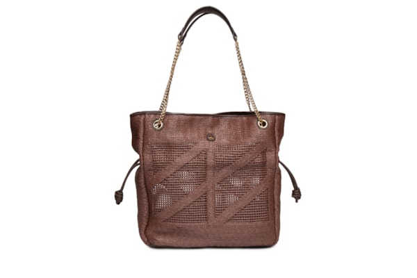 Bolsa Feminina Ráfia Viena - Marrom