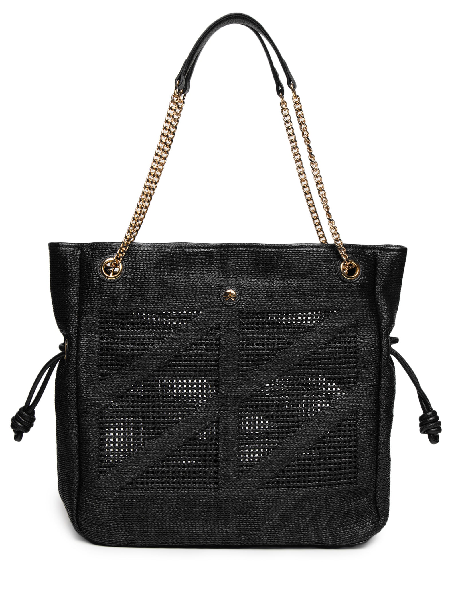 Bolsa Feminina Ráfia Viena Preto Luiza Barcelos