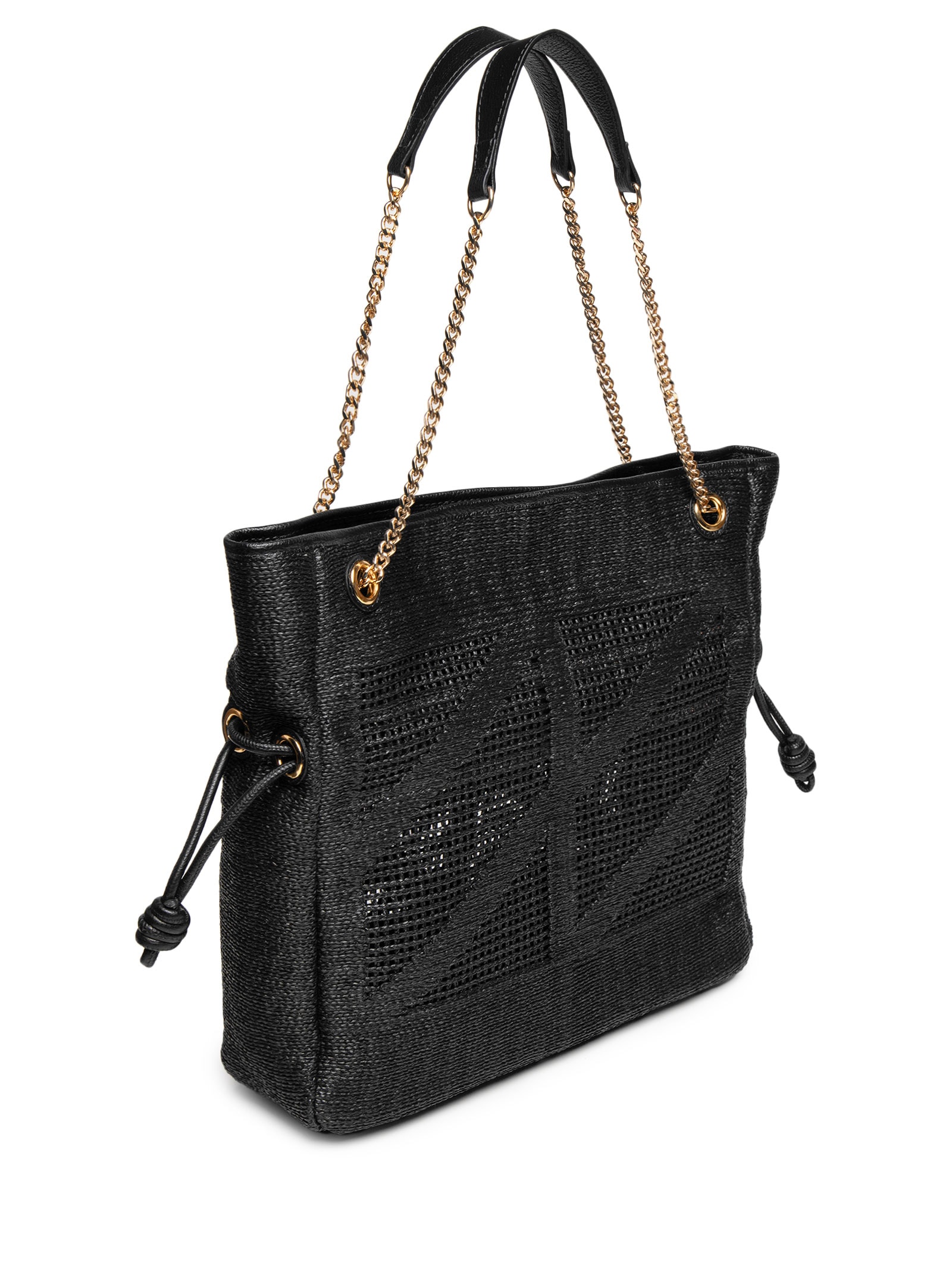 Bolsa Feminina Ráfia Viena Preto Luiza Barcelos