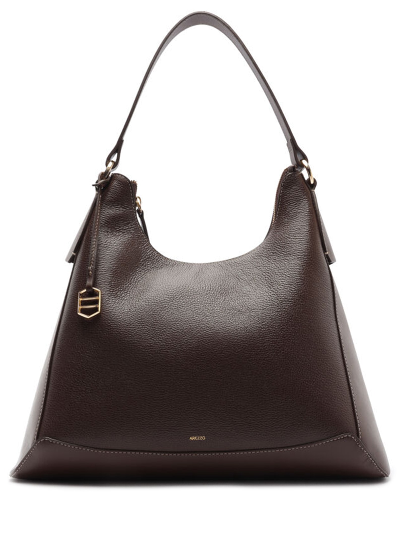 Bolsa Feminina Recortes Hobo Marrom Arezzo