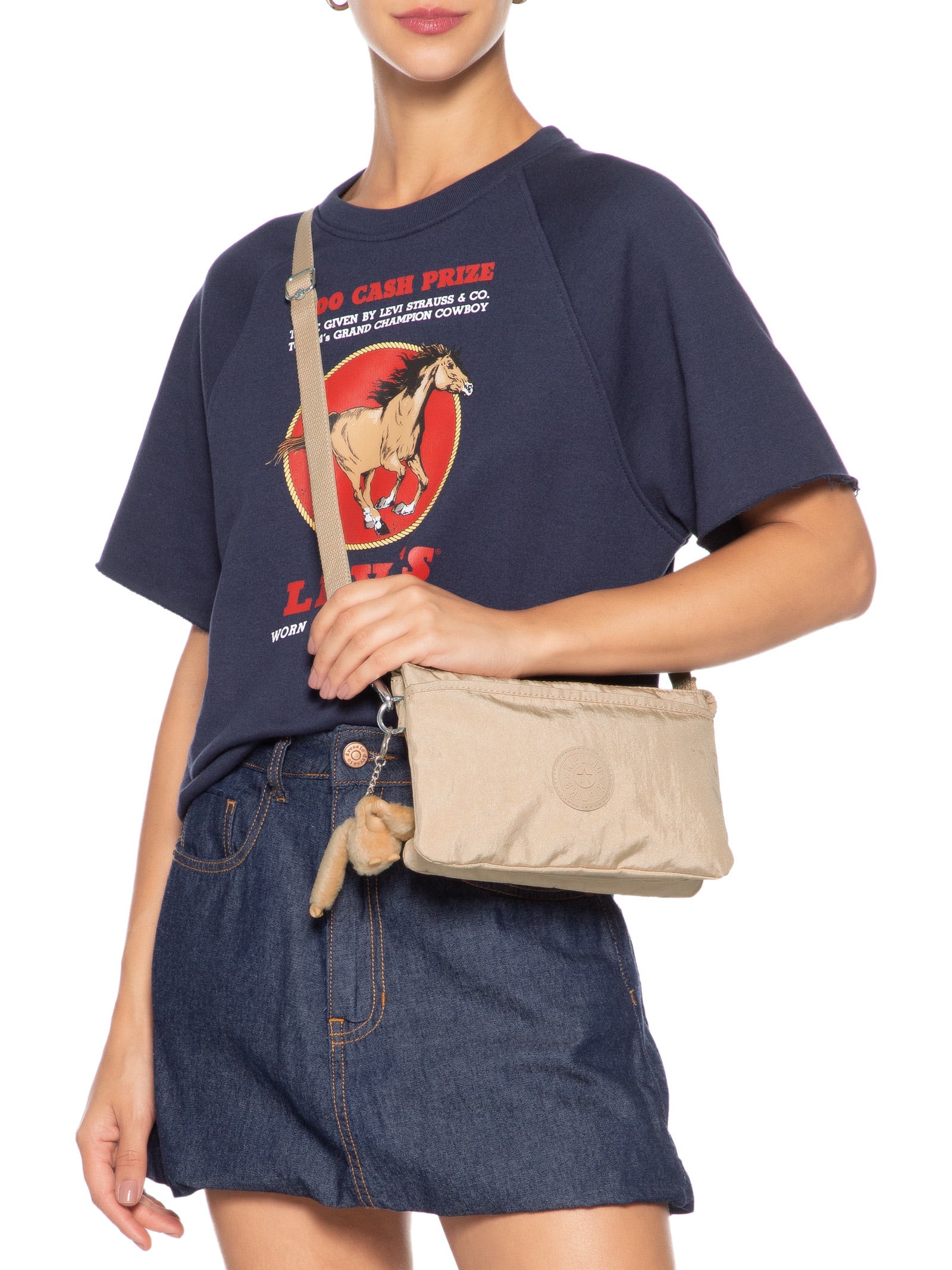 Bolsa Feminina Riri Bege Kipling