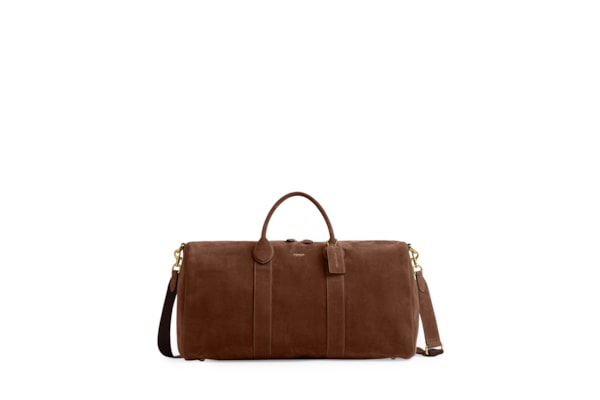Bolsa Feminina Sacola De Viagem Compass Suede - Marrom